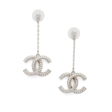 chanel drop earrings for sale.